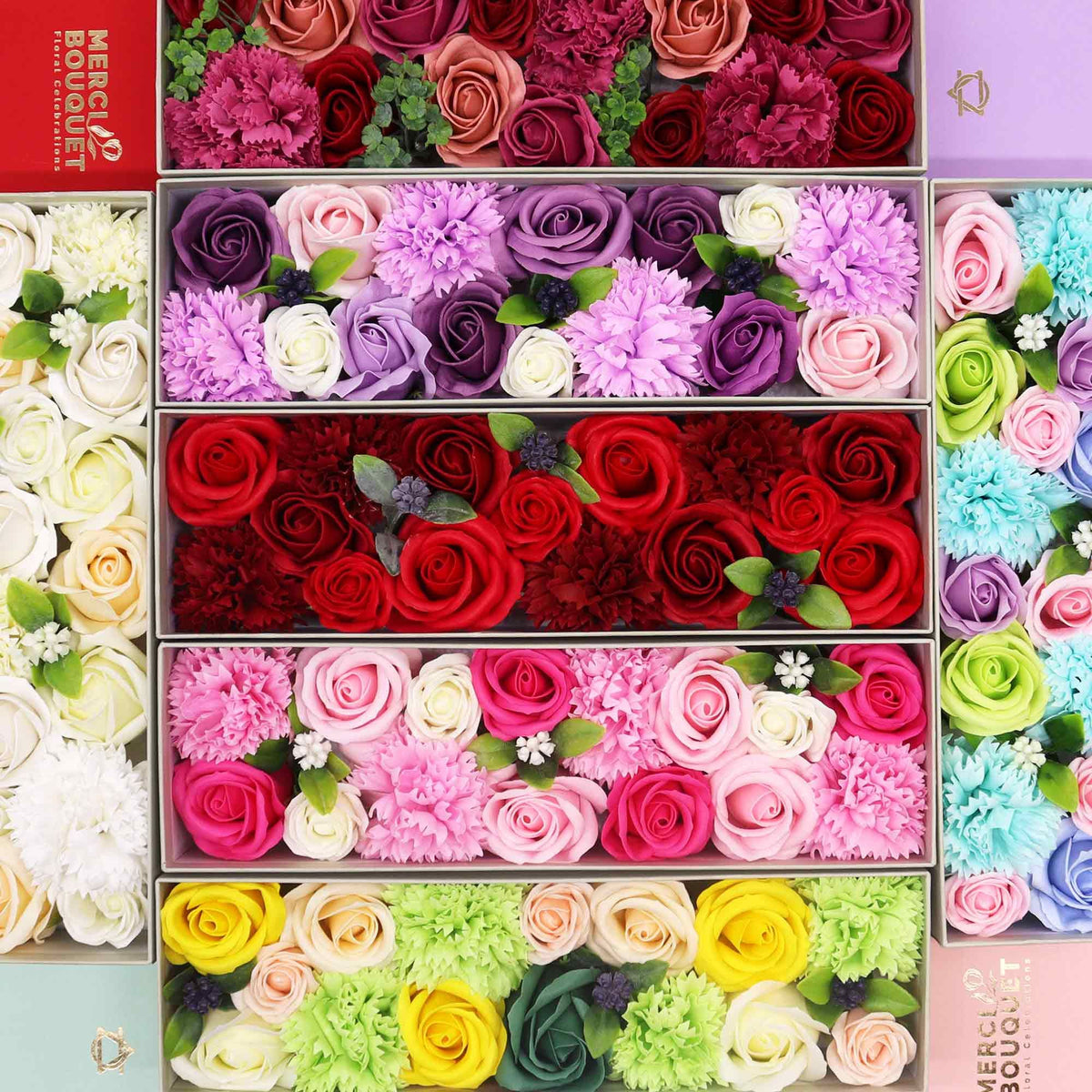 Bouquet Box L | Blues