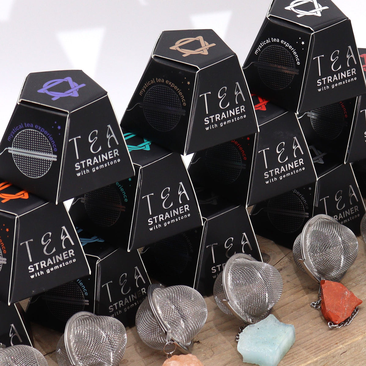 Tea Strainer | Black Obsidian