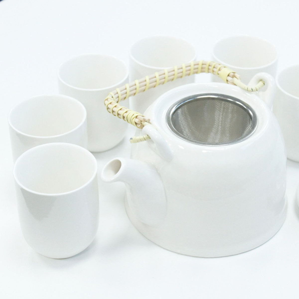 The Pure White Teapot Set