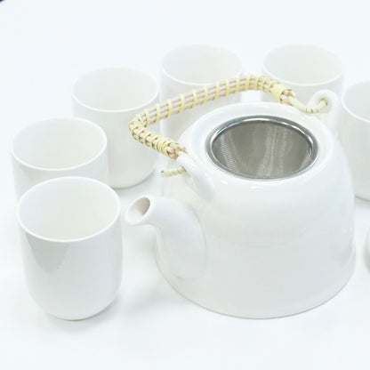 The Pure White Teapot Set