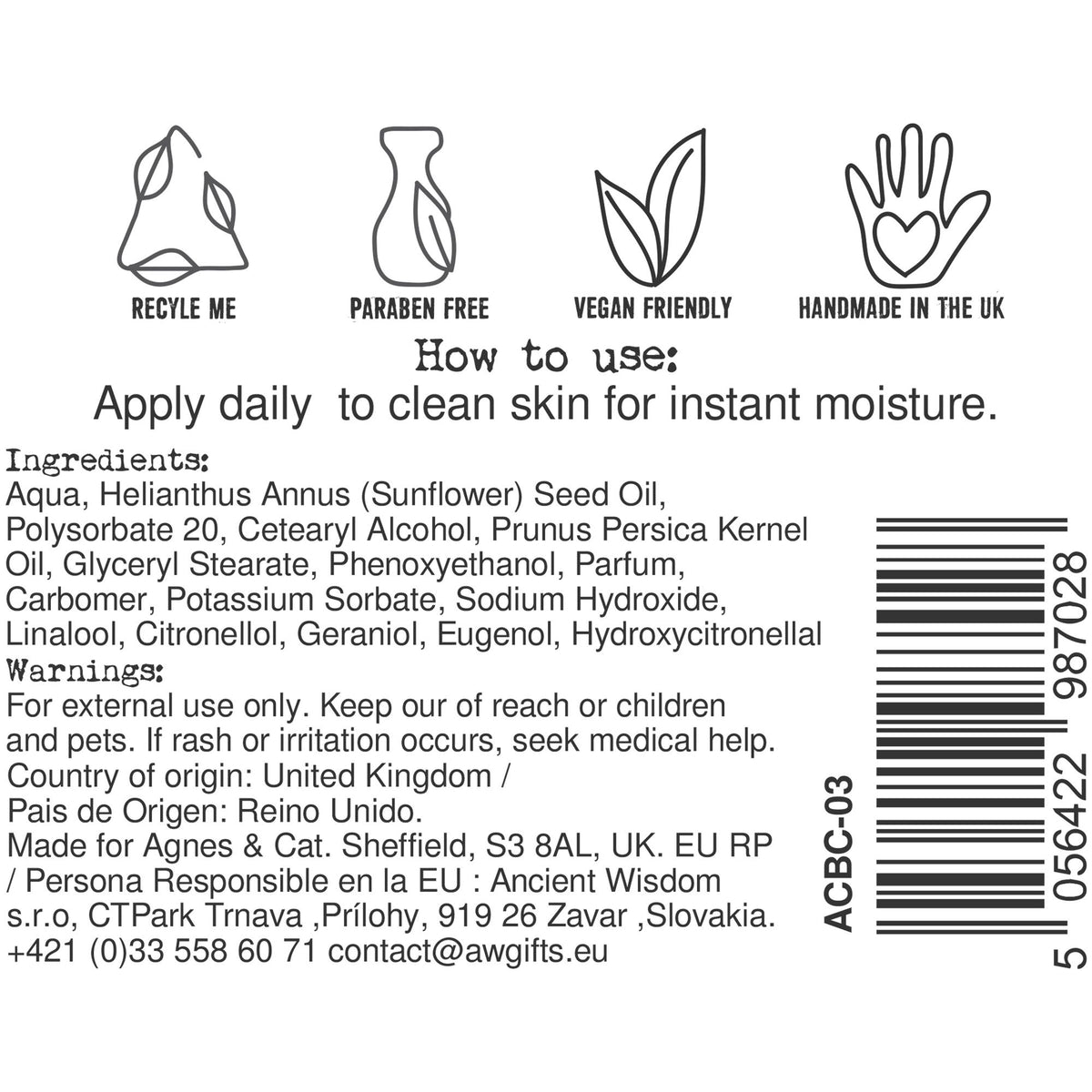 Hand & Body Cream | Japanese Bloom