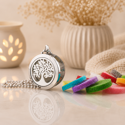 Aromatherapy Diffuser Necklace | Tree of Life 30mm